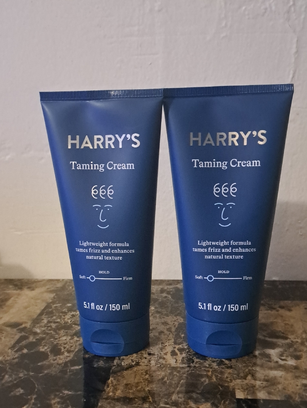 HARRY'S Taming Cream for Men - Lightweight Frizz Control 2 Pack